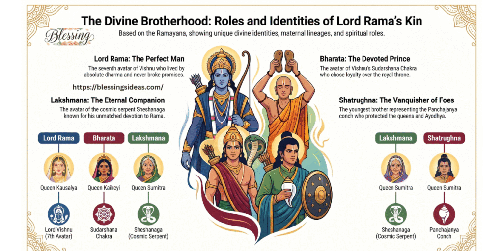 Roles and Identities: Who Were Lord Rama's Brothers?