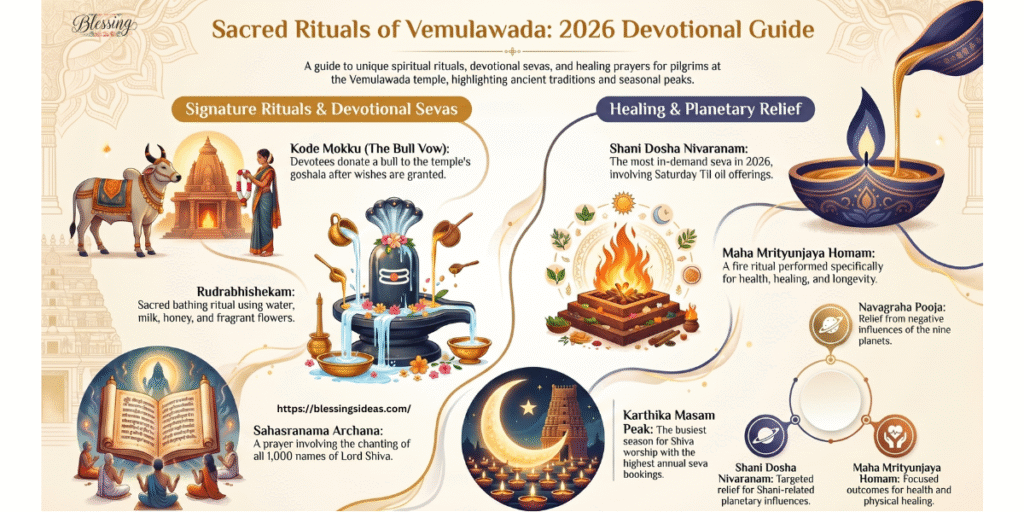 Unique Rituals and Sevas at Vemulawada in 2026