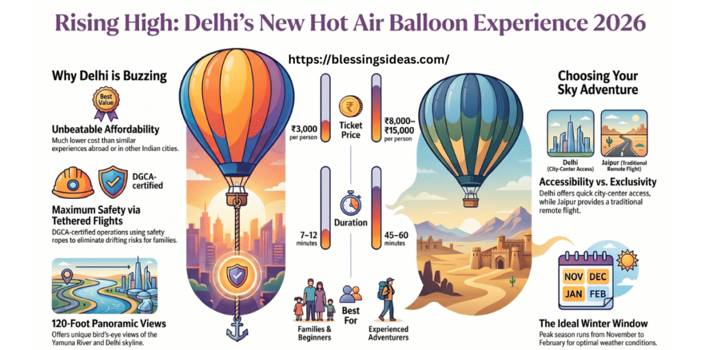 Why Delhi Hot Air Balloon Rides Are Trending in 2026