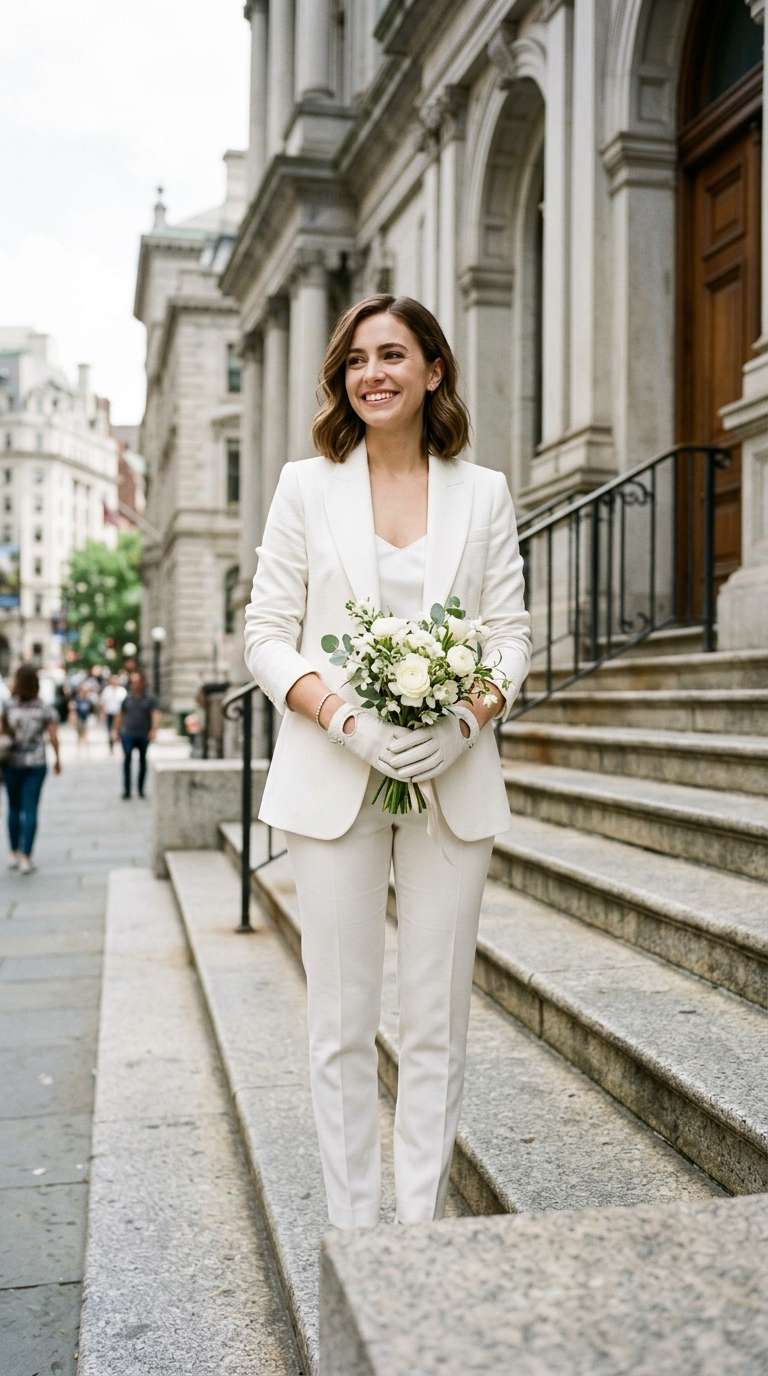 21 Civil Wedding Gloves for a Chic City Hall Bridal Look