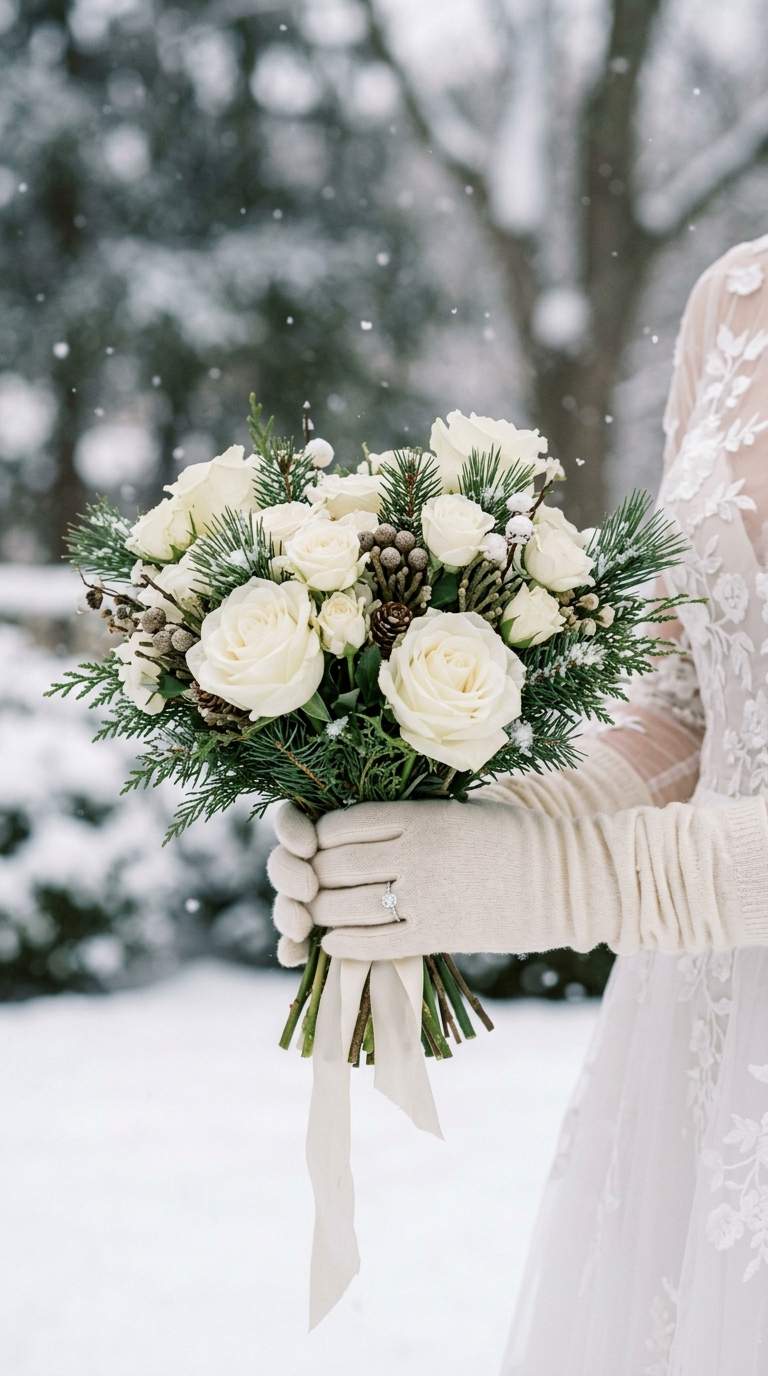 21 Winter Wedding Gloves for a Cozy & Elegant Bride