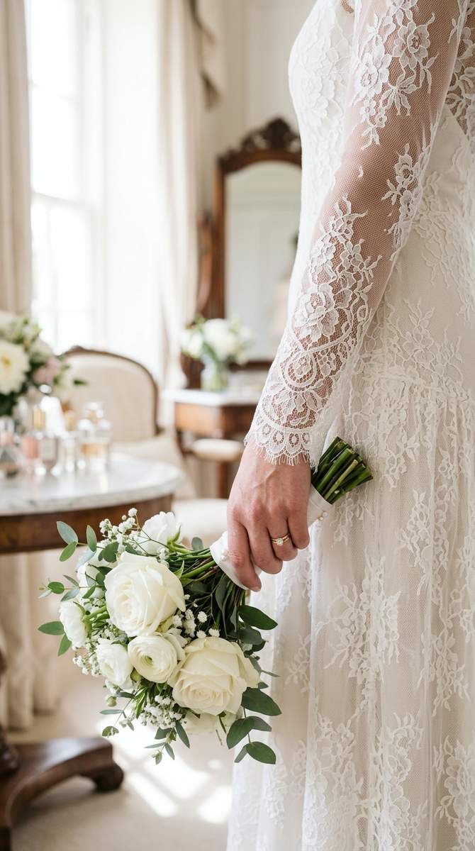 23 Long Sleeve Drop Waist Wedding Dresses for a Sophisticated Bride
