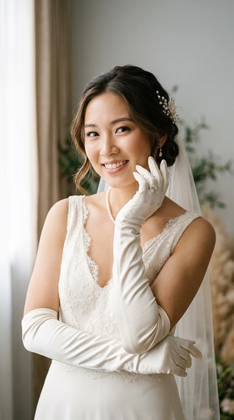 27 Long Wedding Gloves for a Glamorous Bridal Look